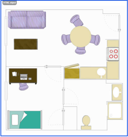 Image of Single Bedroom Efficiency Apartment