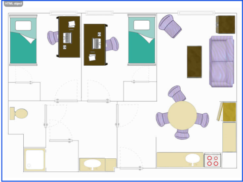 Image of Single Room In Two Bedroom Apartment