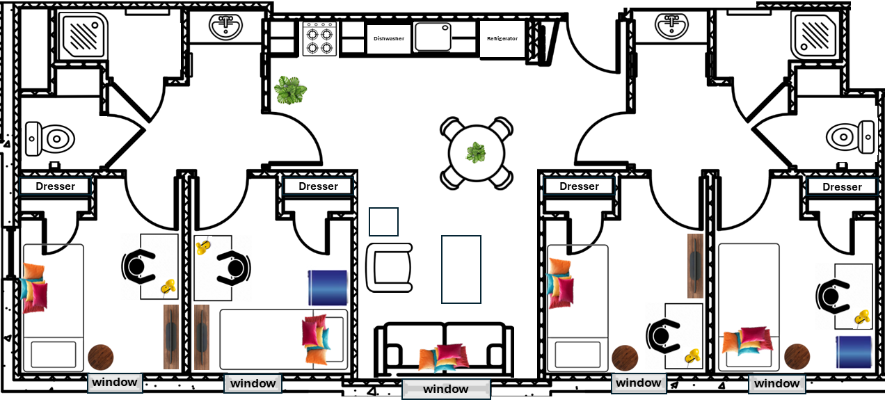 4 Bedroom Apartment