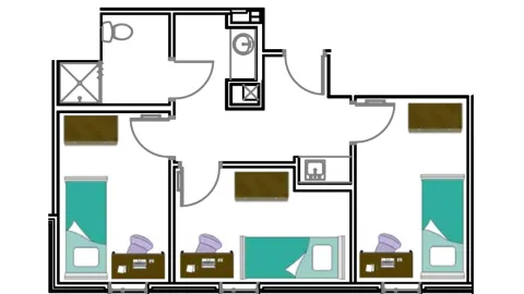 Copper House 3 Bed Layout