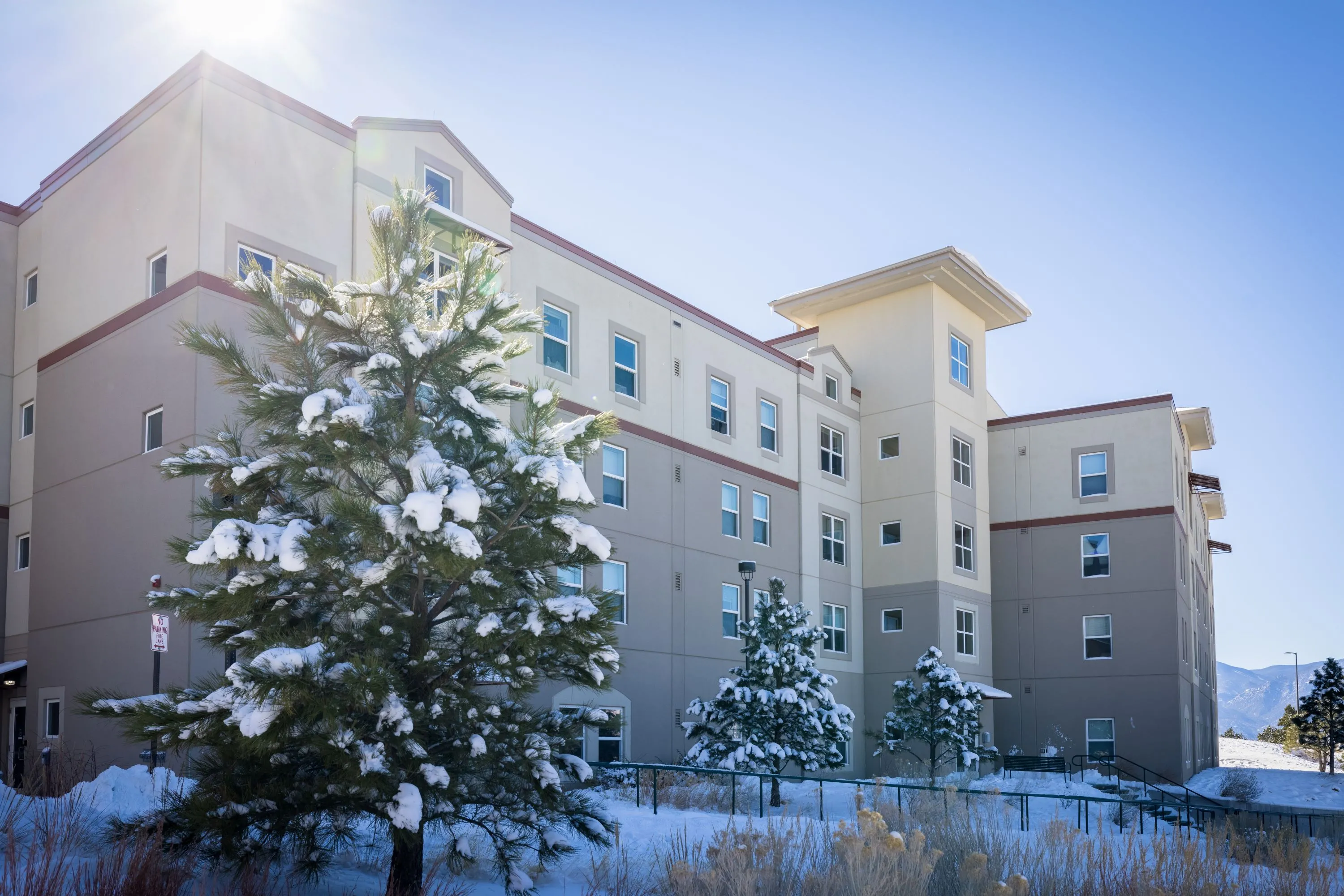 UCCS housing during winter