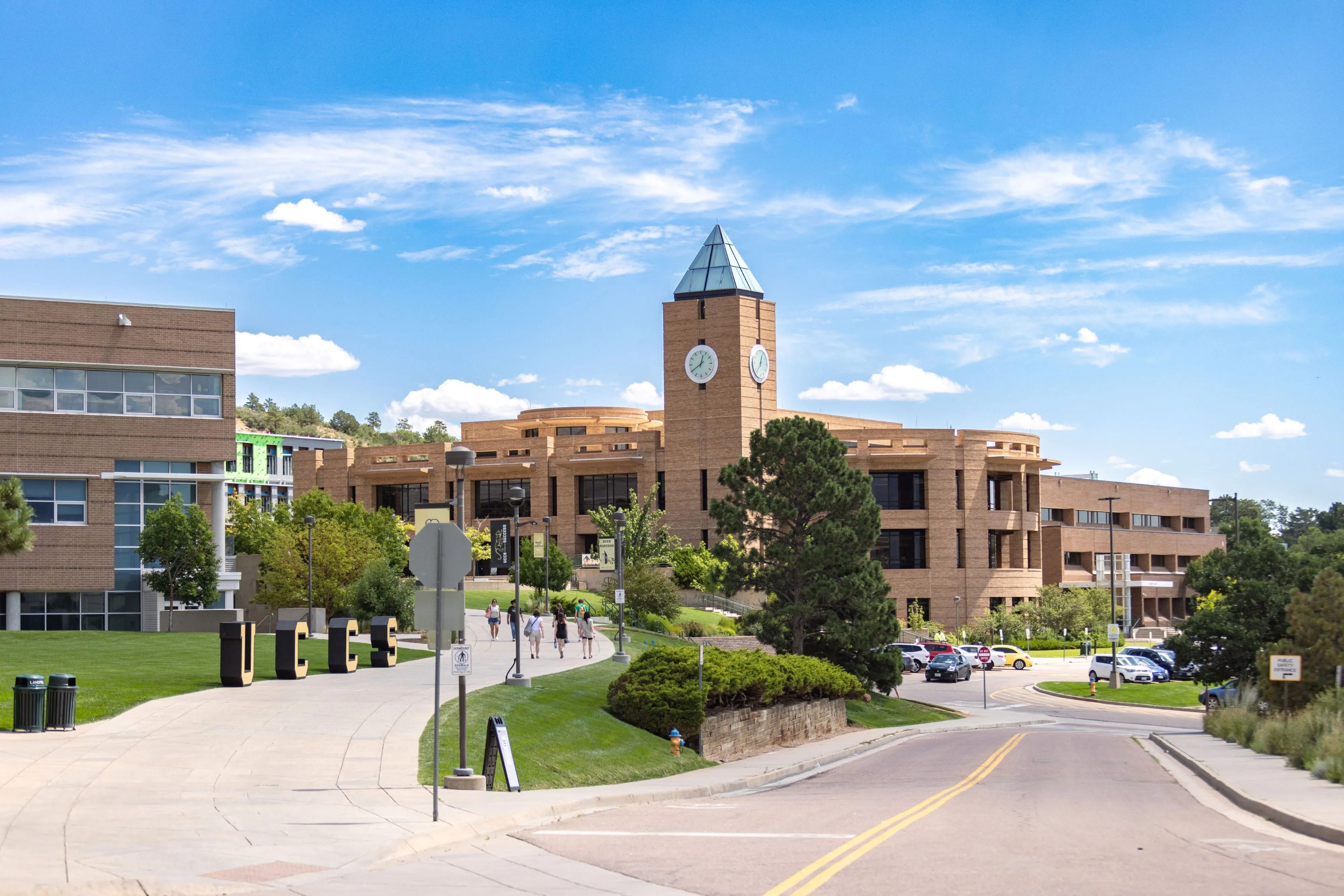 View from summit village looking at el pomar