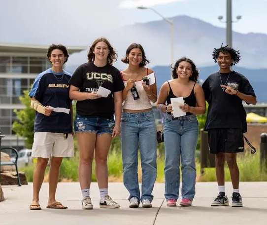 students in Alpine Village